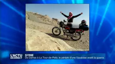 Le voyage à moto d&#039;une Vaudoise en Syrie