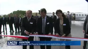 L&#039;Aéropôle de Payerne inaugure son exploitation civile