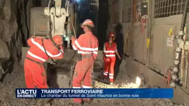 Le chantier du tunnel de Saint-Maurice est sur de bons rails