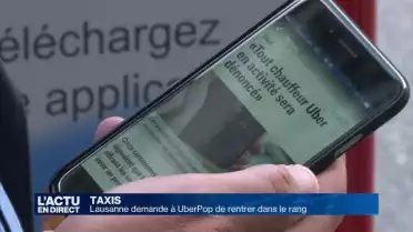 Lausanne demande à UberPop de rentrer dans le rang