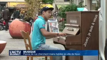 Pianos de rue cherchent mains habiles en ville de Nyon