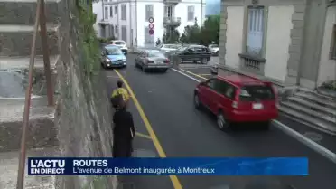 Une avenue de Belmont toute neuve à Montreux