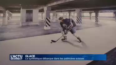 Le synthétique débarque dans les patinoires suisses