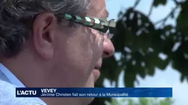 Jérôme Christen fait son retour à la municipalité de Vevey