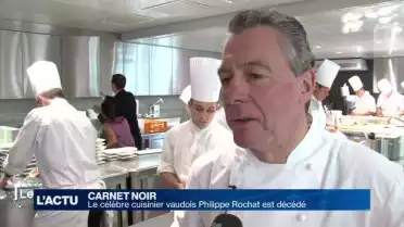 Le célèbre chef Philippe Rochat est mort