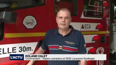 Le commandant des pompiers lausannois prend sa retraite