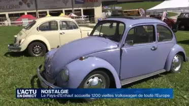 Le Pays-d&#039;Enhaut accueille 1200 vieilles Volkswagen
