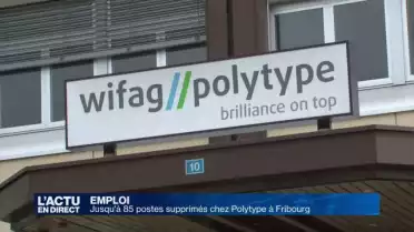 Jusqu&#039;à 85 postes supprimés chez Polytype à Fribourg