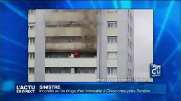 Incendie spectaculaire dans un immeuble de Chavannes