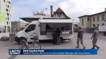 GastroFribourg craint la concurrence des food trucks