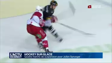 4 matchs de suspension pour Julien Sprunger