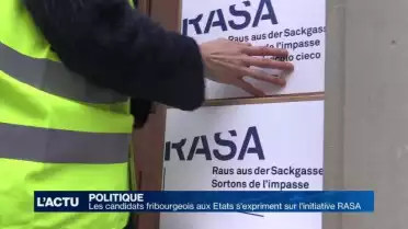 Initiative RASA: l&#039;avis des candidats fribourgeois aux Etats