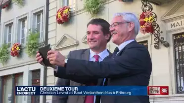 Le duo Levrat-Vonlanthen représentera Fribourg aux Etats