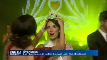 Lauriane Sallin, la nouvelle Miss Suisse 2016