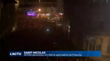 La Saint-Nicolas a draîné 25&#039;000 personnes à Fribourg.