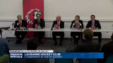 Revivez la conférence de presse du Lausanne Hockey Club