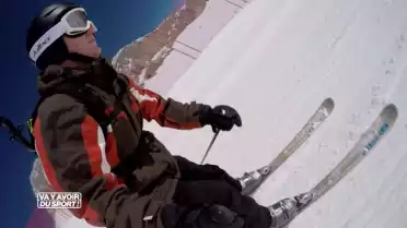 Roland Guex profite du Giant X Tour pour tester le skicross