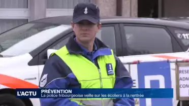 La police fribourgeoise en action pour la rentrée scolaire