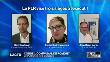 Le PLR lance 3 candidats à l&#039;exécutif romontois