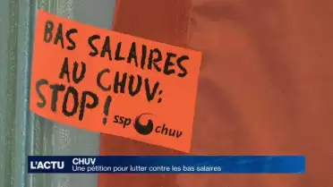 Mobilisation au CHUV contre les bas salaires