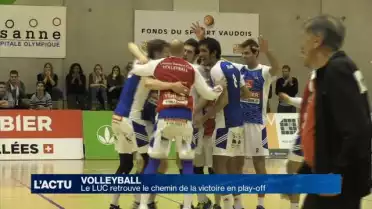 Le LUC Volleyball retrouve des couleurs en play-off de LNA