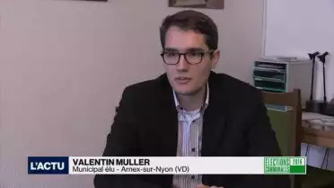 Portrait : Valentin Muller, plus jeune élu municipal vaudois