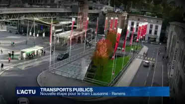 Nouvelle étape pour le tram Lausanne- Renens