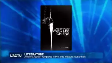 Antoine Jaquier remporte le Prix des lecteurs lausannois