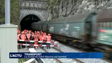 Le tunnel CFF de Saint-Maurice a été rénové