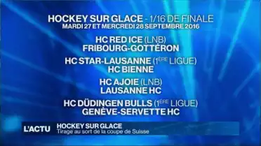 Hockey: il n&#039;y aura pas de derby vaudois ou fribourgeois