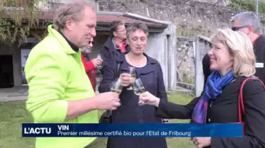 L&#039;Etat de Fribourg déguste son vin bio