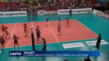 La Suisse débute par une défaite aux Montreux Volley Masters