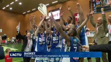 Fribourg Olympic est champion de Suisse de basket