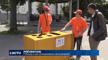 Des ambassadeurs de propreté à Fribourg