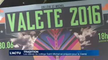 Les élèves du collège St-Michel se préparent pour la Valete
