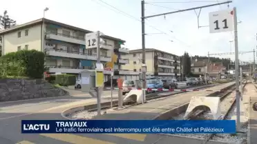 La ligne Palézieux-Châtel-St-Denis perturbée cet été