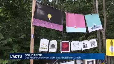 Des fribourgeois vont en aide aux réfugiés en Grèce