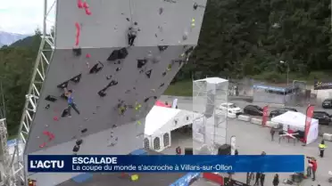 La coupe du monde d&#039;escalade à Villars-sur-Ollon
