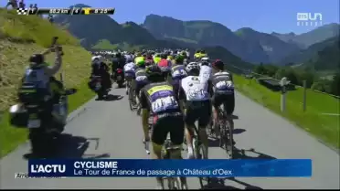 Le Tour de France était de passage à Château d&#039;Oex