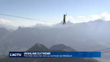 Highline Extreme: en équilibre à 2&#039;000m d&#039;altitude