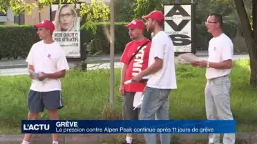 La pression sur Alpen Peak continue après 11 jours de grève