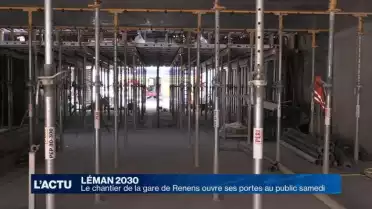 Le chantier de la gare de Renens ouvre ses portes au public