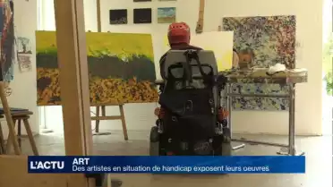 Des artistes en situation de handicap exposent leurs oeuvres