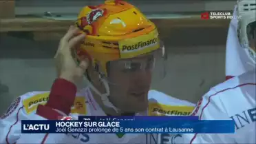 Joël Genazzi prolonge de 5 ans au Lausanne Hockey Club