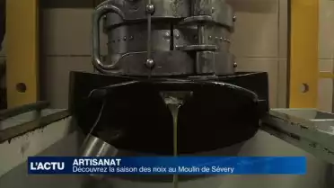 Le Moulin de Sévery propose une huile de noix de qualité