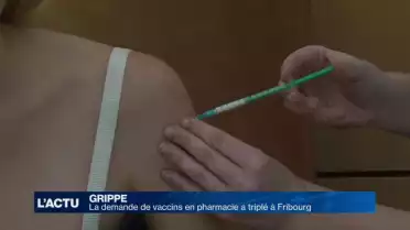 Grippe: trois fois plus de vaccinations en pharmacie