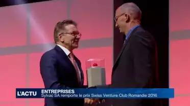 Sylvac SA remporte le prix Swiss Venture Club Romandie 2016