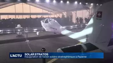 SolarStratos: l&#039;avion stratosphérique inauguré à Payerne