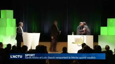 Sarah Atcho et Loïc Gasch: meilleurs sportifs 2016