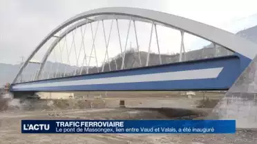 Inauguration du pont de Massongex